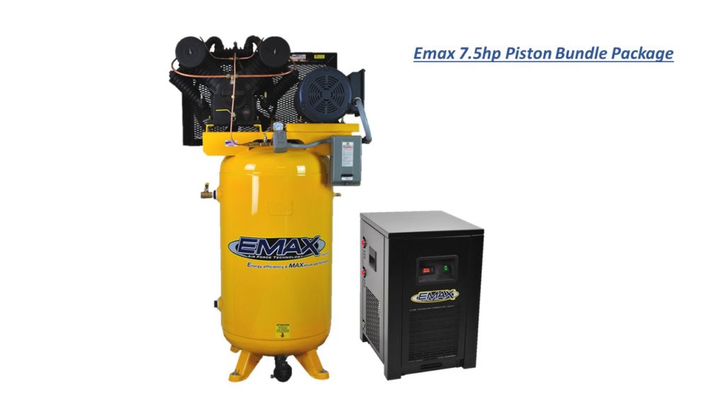 Piston Air Compressor Bundels with dryers