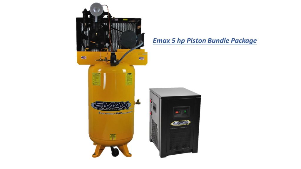 Piston Air Compressor Bundels with dryers