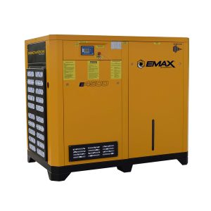 EMAX 175HP 3PH 460V 811CFM Energy Efficient Variable Speed Industrial Rotary Screw Compressor-Cabinet Only -100,000 HR pump life