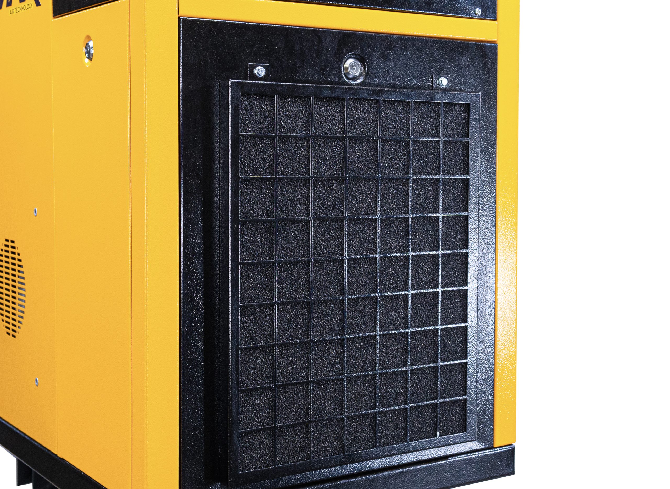 EMAX 7.5HP 1PH 29CFM Rotary Screw Swing Arm :: 30CFM Dryer :: 120 Gallon Horizontal Tank - Matte Black w/ Auto Drain & Hydraulic Hoses - Image 2