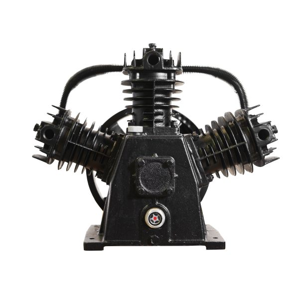 5hp 18CFM Displacement  Single Stage Reciprocating Splash Lube Bare Pump w/Flywheel
