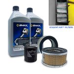 AMAZON FBA EMAX 5YR Extended Silent Air Warranty Kit  Filter Maintenance kits for 5hp - 10hp  Piston Compressors, includes (2) OILEXPIS102Q (2) FILTER057 (8)  FILTER107 (1) FILTER125 Oil Filter