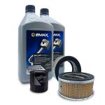 EMAX 5YR Extended Warranty Kit  Filter Maintenance kits for 5hp - 10hp Piston Compressors, includes (2) FILTER057 (2) OILEXPIS102Q (1) FILTER125 Oil Filter