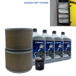 EMAX 5YR Extended Silent Air Warranty Filter Maintenance kits for 25hp Piston Compressors, includes (4) OILEXPIS102Q (2) FILTER092 (8) FILTER107 (1) FILTER125 Oil Filter