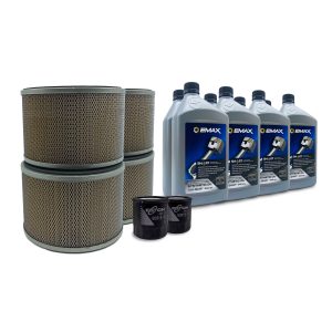 Eaton Extended Lifetime Pump Warranty Maintenance Kit w/ (4) FILTER092 (8) OILEXPIS102QSmart Oil  (1) FILTER125 Oil Filter For  25HP Piston Compressor