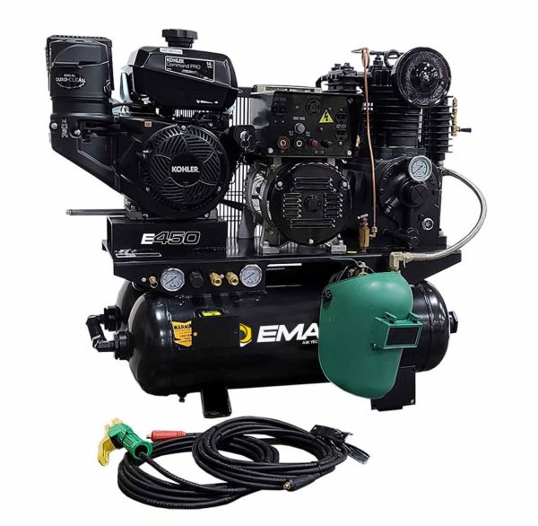 EMAX 3 in 1 - 20 Gallon Truck Mount 14hp Kohler Command Pro, 19CFM Pressure Lube Pump, 190AMP DC Stick Welder, 5000W Generator