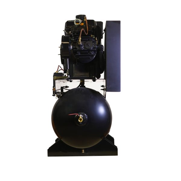 EMAX Kohler Command Pro Gas Driven w/Electric Start 14 HP 3Cyl 24CFM Splash Lubricated 30 Gal.Truck Mount Stationary Air Compressor - Image 3