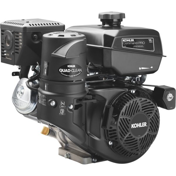 EMAX Kohler Command Pro Gas Driven w/Electric Start 14 HP 3Cyl 24CFM Splash Lubricated 30 Gal.Truck Mount Stationary Air Compressor - Image 5