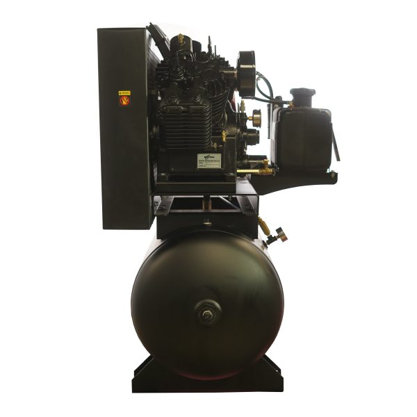 EMAX Honda GX Gas Driven w/Electric Start 18 HP V4 39CFM Pressure Lubricated 30 Gal.Truck Mount Stationary Air Compressor - Image 2