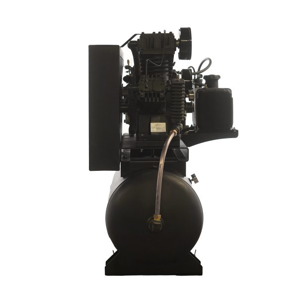 EMAX Honda GX Gas Driven w/Electric Start 24HP V4 57CFM Pressure Lubricated 60 Gal.Truck Mount Stationary Air Compressor - Image 3
