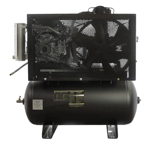 EMAX Honda GX Gas Driven w/Electric Start 24HP V4 57CFM Pressure Lubricated 60 Gal.Truck Mount Stationary Air Compressor - Image 6