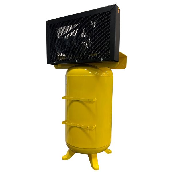 EMAX Industrial  5HP 19CFM 1- Phase 2-Stage 80 Gal. Vertical Stationary Electric Air Compressor-w/Pressure Lube Pump,w/Isolator Pads - Image 2