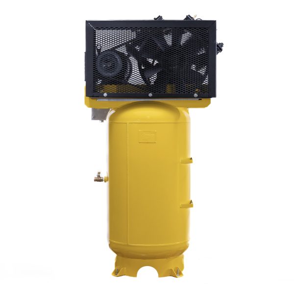 EMAX Industrial  10HP 38CFM 1-Phase 80 gal. Vertical  Industrial Electric Air Compressor-w/Pressure Lube Pump,w/Isolator Pads - Image 5