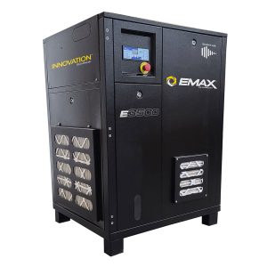 EMAX 15HP 3PH 460V 56CFM Fixed Speed Industrial Rotary Screw Compressor-Cabinet Only -60,000 HR pump life