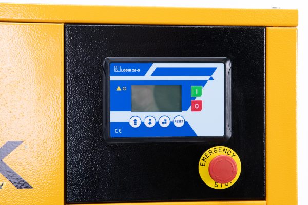EMAX 7.5HP 3PH 208V 29CFM Energy Efficient Variable Speed Industrial Rotary Screw Compressor-Cabinet Only -100,000 HR pump life - Image 5