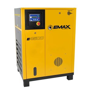 EMAX 20HP 3PH 208V 86CFM Energy Efficient Variable Speed Industrial Rotary Screw Compressor-Cabinet Only -100,000 HR pump life