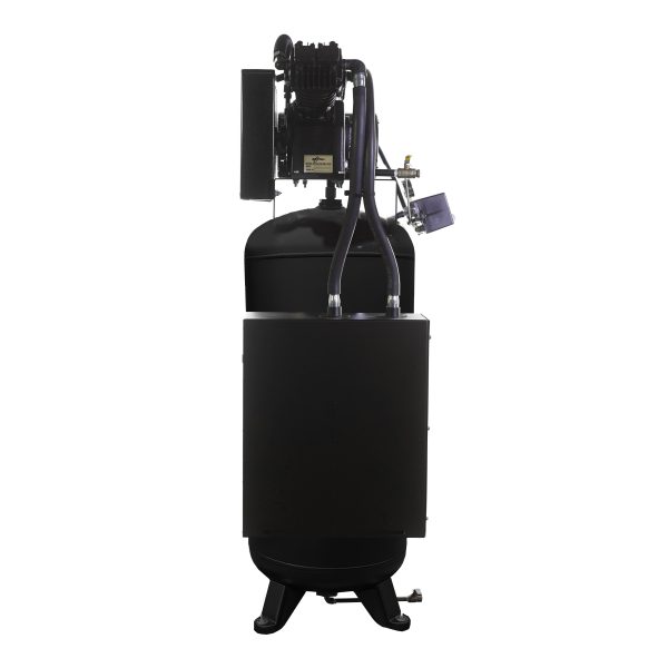 EMAX Silent Air  Industrial 5HP 2CYL Single Stage 19CFM 60 Gallon Air Compressor w/isolator pads - Splash Lube Pump,w/Isolator Pads, First Oil Change included! - Image 2