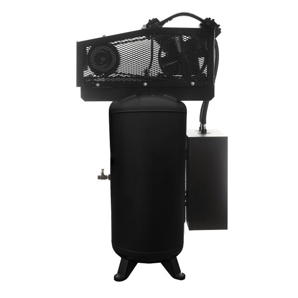 EMAX Silent Air  Industrial 5HP 2CYL Single Stage 19CFM 60 Gallon Air Compressor w/isolator pads - Splash Lube Pump,w/Isolator Pads, First Oil Change included! - Image 4