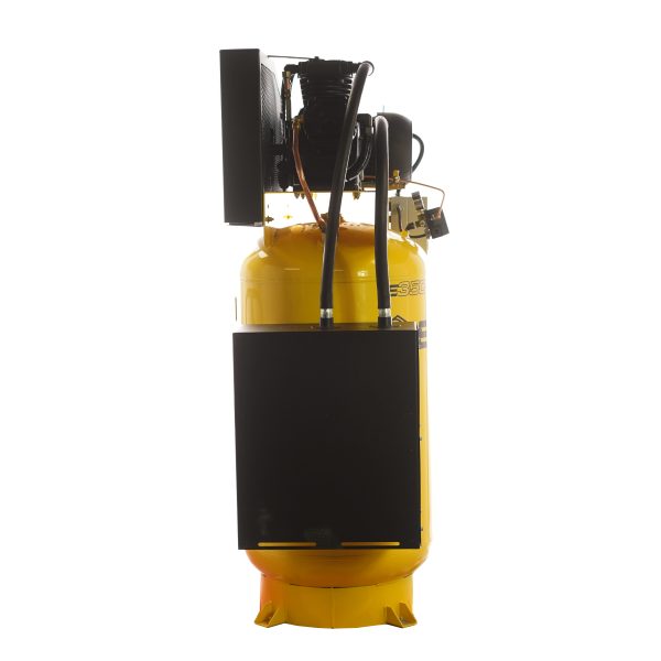 EMAX Silent Air Industrial 7.5HP 26CFM 1-Phase 3CYL 2 Stage 80 Gal.Vertical Stationary Electric Air Compressor-w/Splash Lube Pump,w/Isolator Pads - Image 2