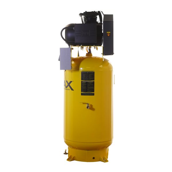 EMAX Silent Air Industrial 7.5HP 3CYL MAX FLOW  2-Stage 1Ph 35.2CFM 80 Ga. Air Compressor, Splash Lubricated, w/isolator pads - Image 3