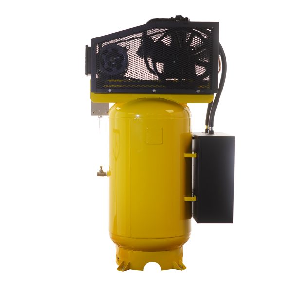 EMAX Silent Air Industrial 7.5HP 3CYL MAX FLOW  2-Stage 1Ph 35.2CFM 80 Ga. Air Compressor, Splash Lubricated, w/isolator pads - Image 4