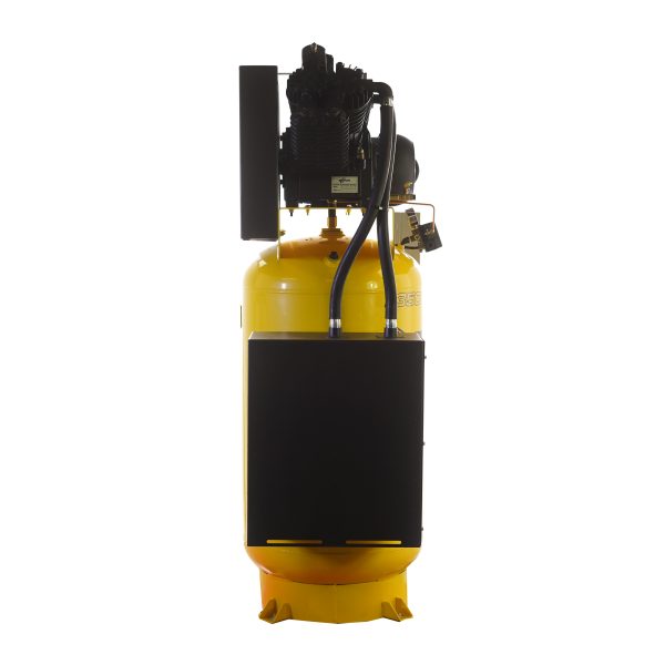 EMAX Silent Air Industrial 10HP V4 Two Stage 1Ph 38CFM 80 Gallon Air Compressor w/isolator pads - Splash Lubricated, w/isolator pads - Image 2