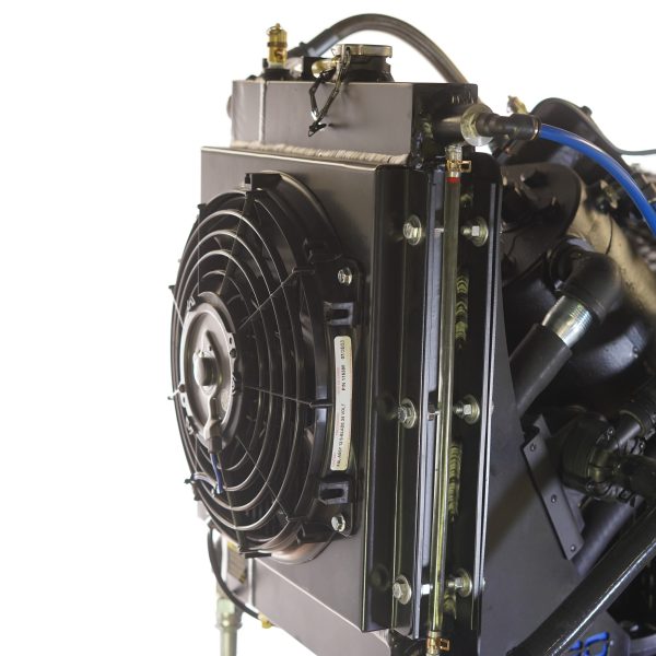 EMAX Hydro SMART AIR® Silent Air 10HP 38CFM 3 Phase 208 Volt 2-Stage 80 Gal. Air Compressor-W/ Pressure Lube Pump , Isolator Pads, Belt Tensioner, Continuous Run, Auto Drain, Water cooled pump, Radiator, Smart PLC, low Oil Shutdown, 100% Duty Cycle,With WIFI Connection - Image 6