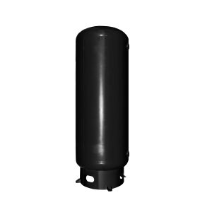 400- Gal ASME Vertical Holding Tank w/ Auto Drain  - Matte Black