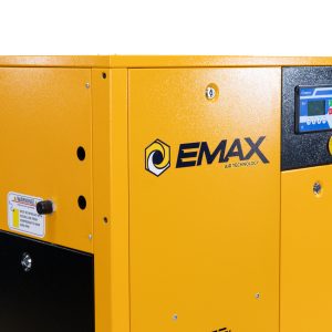 EMAX 15HP Single Phase 62CFM Energy Efficient Variable Speed Industrial Rotary Screw Compressor-Cabinet Only -100,000 HR pump life