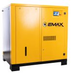 EMAX 60HP 3 Phase Variable Speed Rotary Screw Air Compressor – 261CFM Industrial Air Compressor, 208V, Energy Efficient, 100,000-Hour Airend Life, Cabinet Only